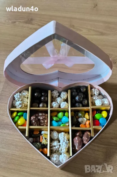 Сладък подарък-Сърце с бонбони, снимка 1