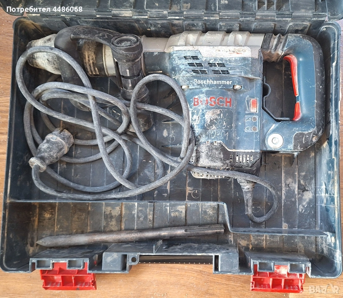 къртач BOSCH GSH 5 CE SDS MAX за къртене на стени и бетон, снимка 1