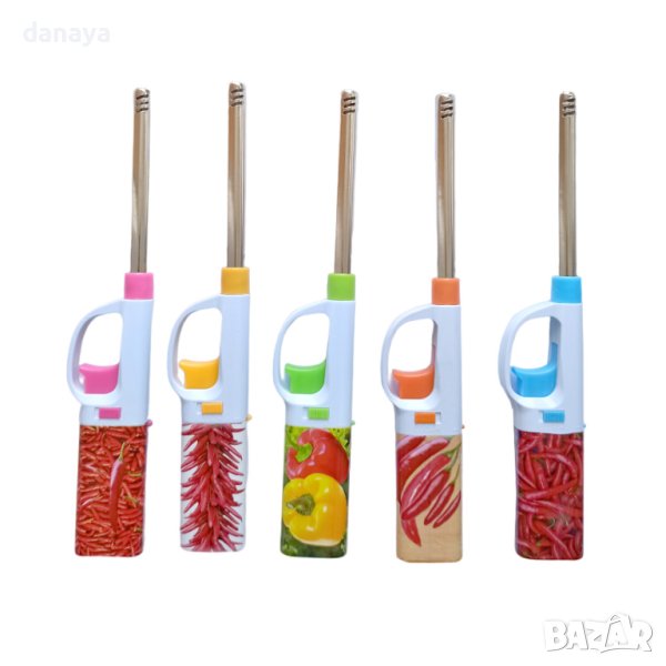 3574 Запалка за газов котлон и барбекю с принт Зеленчуци, снимка 1