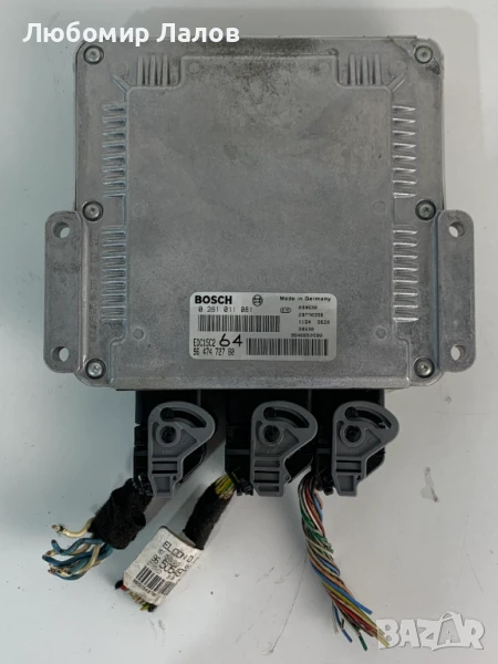 Компютър двигател Пежо Peugeot 307 2.0 HDI (02-09)г. 0281011081 9646850580, снимка 1