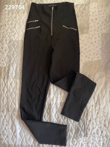 Дамски панталон ZARA с висока талия, снимка 1