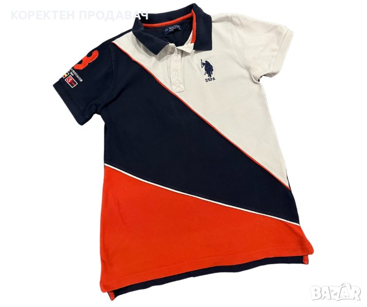 БЕЗПЛАТНА ДОСТАВКА: Поло Тениска с яка USPA Us. Polo Assn., снимка 1