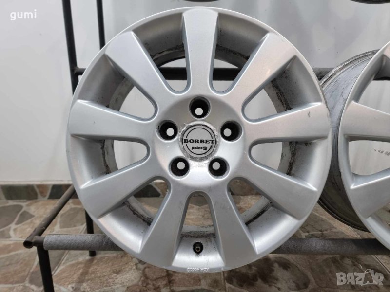 4бр 16ски джанти BORBET 5х112мм. A160220, снимка 1