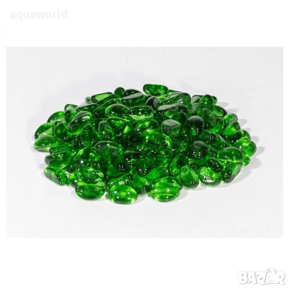 "ПРОМОЦИЯ" Стъклени камъчета зелени, снимка 1