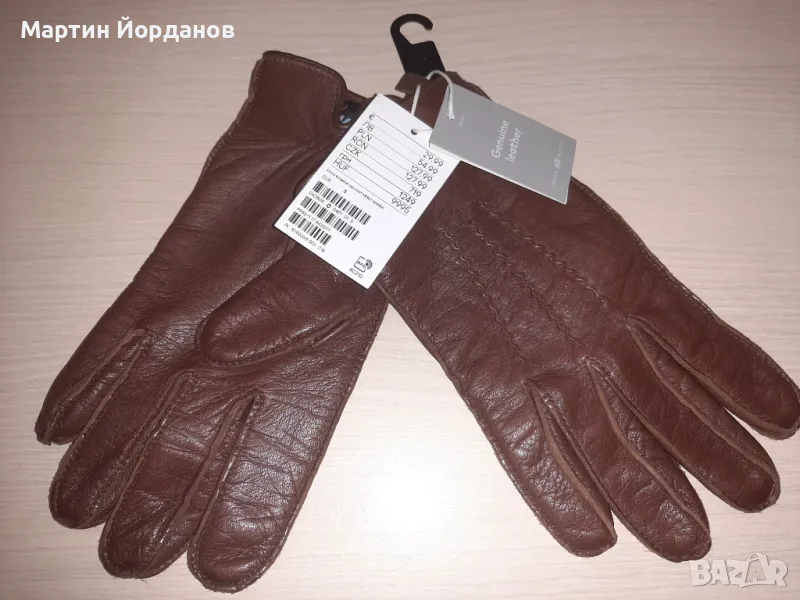 НОВИ Ръкавици H&M естествена кожа, снимка 1