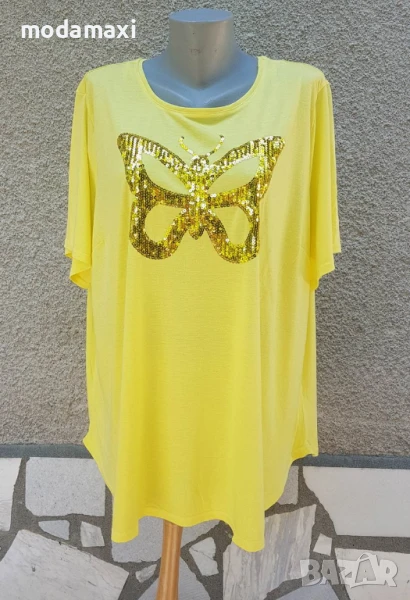 3XL+ Нова блуза Janina с пайети, снимка 1