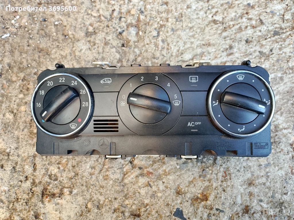 Mercedes A class w169 Мерцедес А в169 панел управление климатик парно, снимка 1