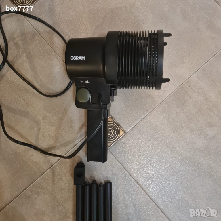 Антикварна сценична / студийна лампа Osram в отлично състояние., снимка 1