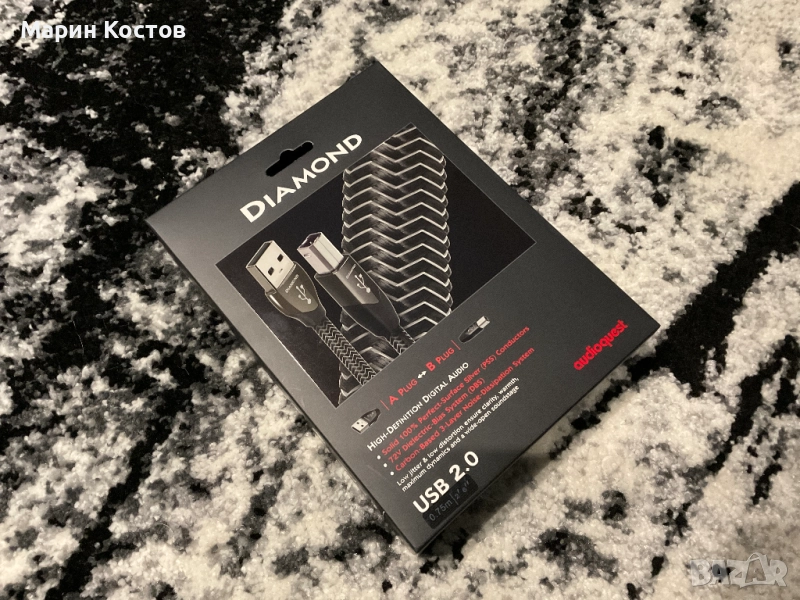 Audioquest Diamond USB A-B 0.75m, снимка 1