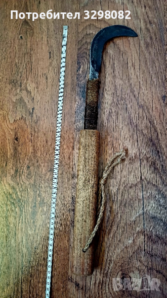 стар реставриран косер/ нож/ мачете, снимка 1