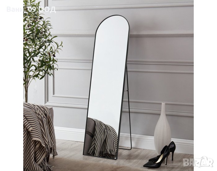 Огледало със стойка, тип "арка", снимка 1