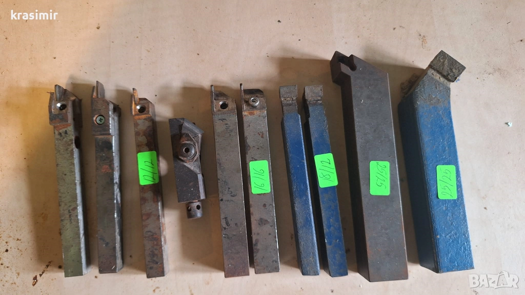 стругарски ножове-10 броя, снимка 1