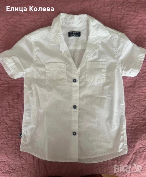 Waikiki бяла риза 104-110 см, снимка 1