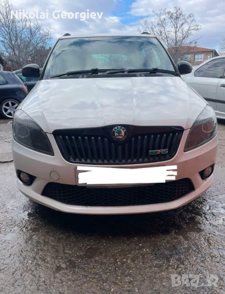  фарове с черен рефлектор за шкода фабия VRS, снимка 1