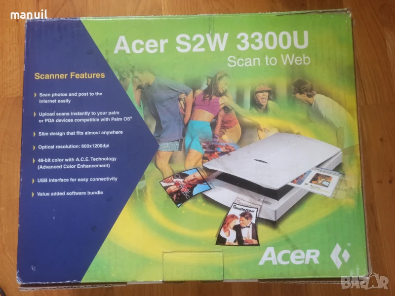 Продавам скенер Acer S2W 3300U, снимка 1