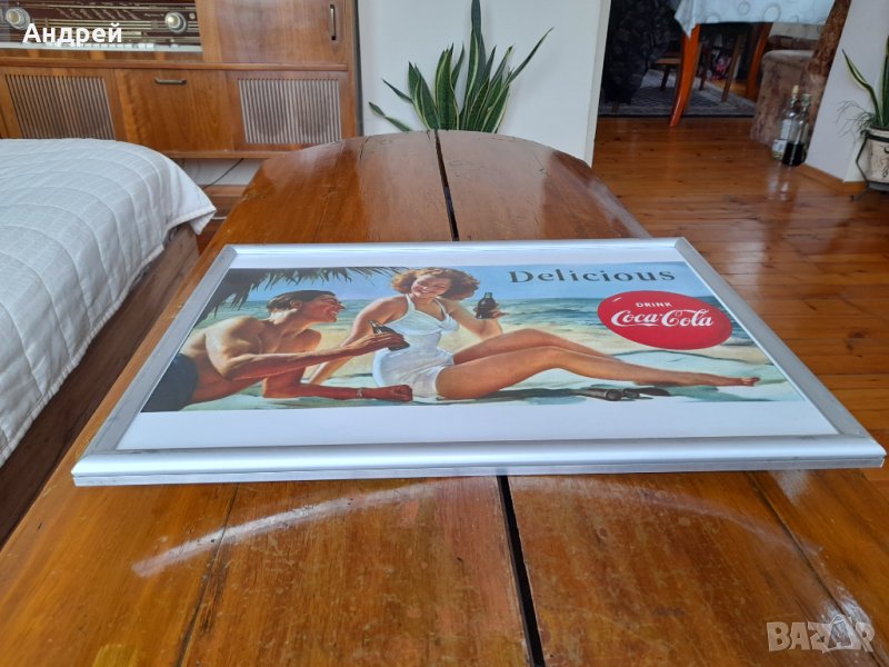 Стара рекламна картина Кока Кола,Coca Cola #2, снимка 1