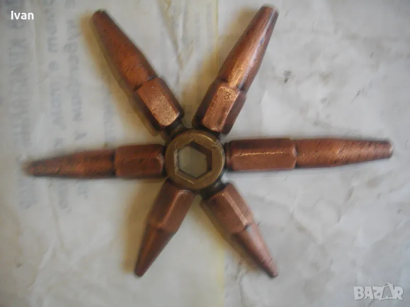 6 броя Оригинални немски контактни дюзи за оксиженна горелка газо-кислородно-ацетиленово заваряване, снимка 1