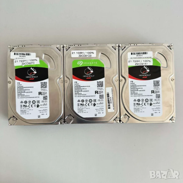 Хард диск 1TB 3.5" Seagate Ironwolf NAS SATA 6GB/s, снимка 1