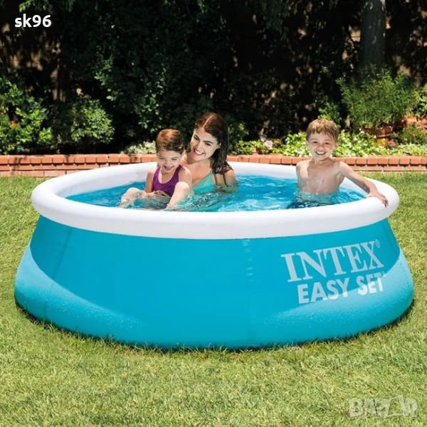 Син басейн Easy Set Ø1.83x0.51 м - Intex, снимка 1