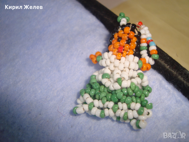 СТАРА МИНИАТЮРНА МЪНИСТЕНА КУКЛА - ВИСУЛКА ИЗЦЯЛО РЪЧНА ХУДОЖЕСТВЕНА ИЗРАБОТКА УНИКАТ 26193, снимка 1