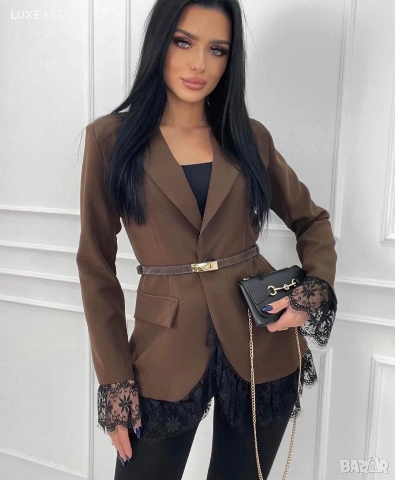 Дамски Сака с Дантела ⚜️, снимка 1