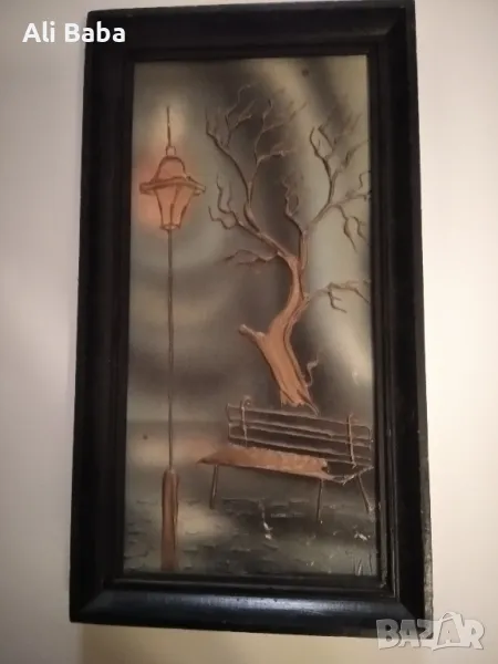 Картина смесена техника – „Очакване“, Иван П. Тодоров, снимка 1