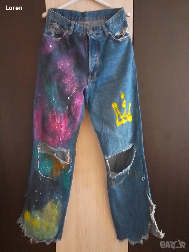 Чудни и много интересни дамски дънки , снимка 1