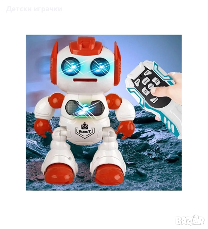 Робот с дистанционно и пулове, светлини и музика, танцуващ, снимка 1