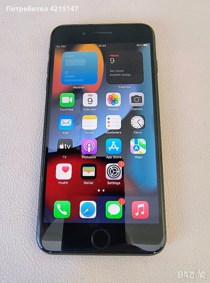 Iphone 7 plus - 128GB,85%Батерия,OS 15.8.5, снимка 1