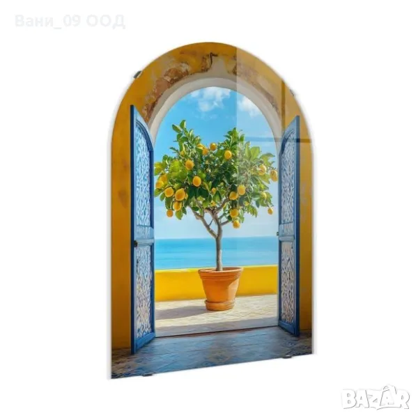 100см! Огромна стъклена картина, снимка 1