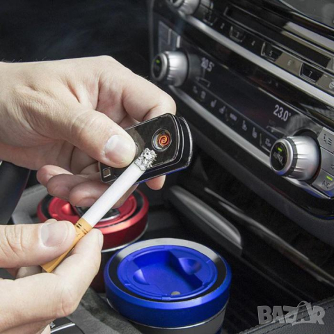 Пепелник със запала за автомобил, снимка 3 - Аксесоари и консумативи - 44726444