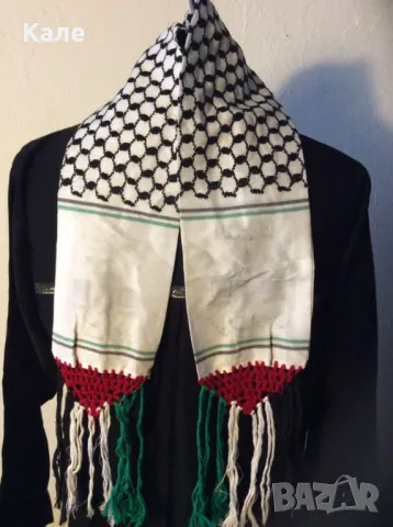 Шал от Палестина/2 броя/нови/с лика на Ясер Арафат с обща цена, снимка 6 - Шалове - 50083722