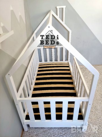 Модел: "ТЕДИ ЛУКС" | Детско легло къшичка | Легло Монтесори, снимка 3 - Мебели за детската стая - 42669970