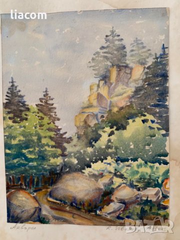 КИРИЛ ИВАНОВ акварел пейзаж