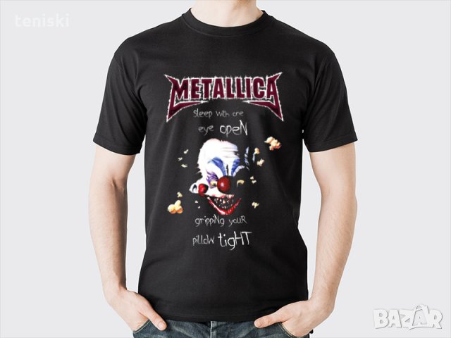  Рок тениска Metallica Модели и размери , снимка 11 - Тениски - 32330997