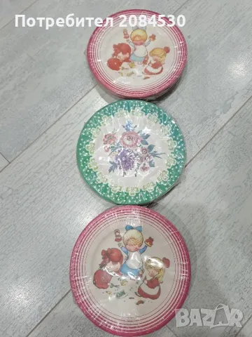  Чинии за еднократна употреба, снимка 2 - Прибори за хранене, готвене и сервиране - 49225074