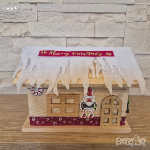 Коледна декорация къщичка, снимка 5 - Декорация за дома - 52478621