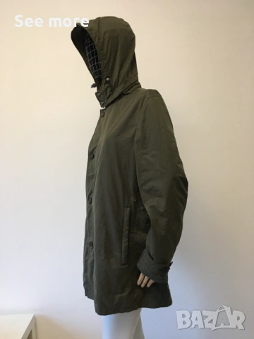 Massimo Dutti дамско яке в цвят олив размер М, снимка 5 - Якета - 53442796