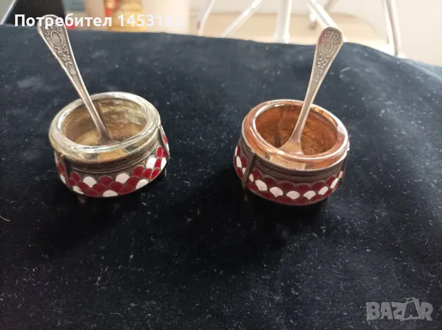 Старинни руски съдчета за хайвер, снимка 1