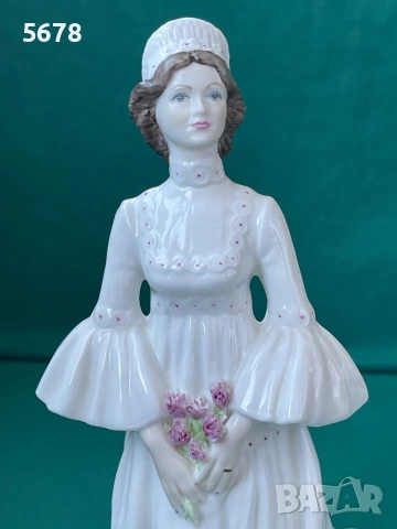 Порцеланова статуетка ,,Coalport”, снимка 6 - Статуетки - 53814851