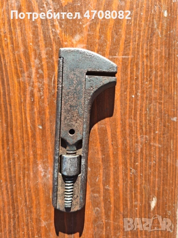  Стар регулируем гаечен ключ, снимка 2 - Ключове - 53089082