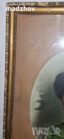 Голям овален портрет, снимка 5 - Антикварни и старинни предмети - 51857838