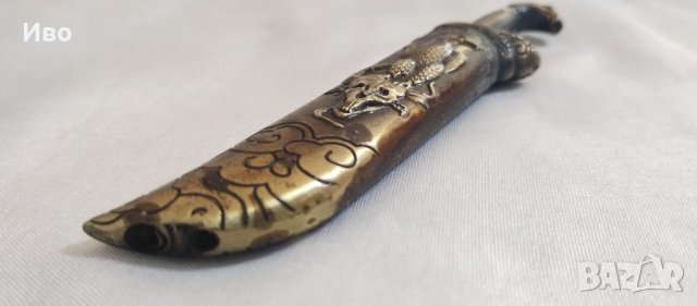 Голяма месингова запалка меч , снимка 3 - Колекции - 41162450