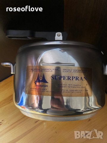 INOXPRAN ITALY / Италия качествена тенджера под налягане 5 литра, снимка 3 - Съдове за готвене - 40654402
