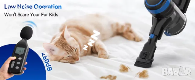 TASVAC V50 Безжична мощна прахосмукачка 200W, снимка 15 - Прахосмукачки - 49972891