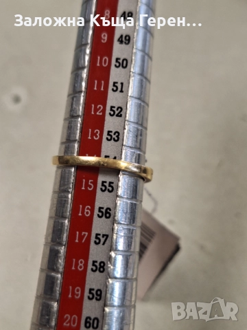 Дамски златен пръстен - 1,96 гр., снимка 4 - Пръстени - 51603230