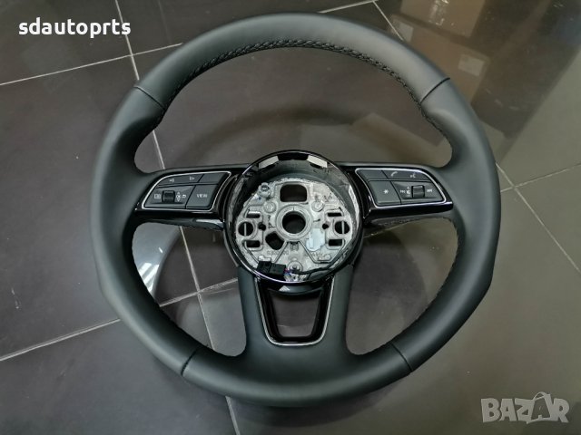 Нов Черен Кожен Волан Audi A1 GB A3 8Y Q2 Q3 - 82A419091AA, снимка 3 - Части - 44492306