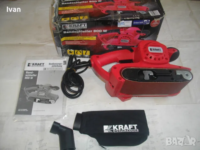 800 ВАТА НОВ АВСТРИЙСКИ 2019 г. ОРИГИНАЛЕН ЛЕНТОВ ШЛАЙФ ПЪЛЕН КОМПЛЕКТ ПРОФЕСИОНАЛЕН KRAFT Werkzeuge, снимка 3 - Други инструменти - 48092584