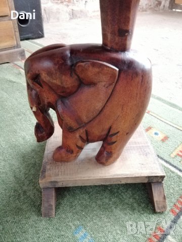 Декоративна масичка,дърворезба, снимка 3 - Маси - 41939579