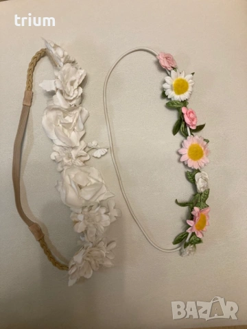 Красиви диадеми и ленти за коса , снимка 8 - Шноли, диадеми, ленти - 40108757